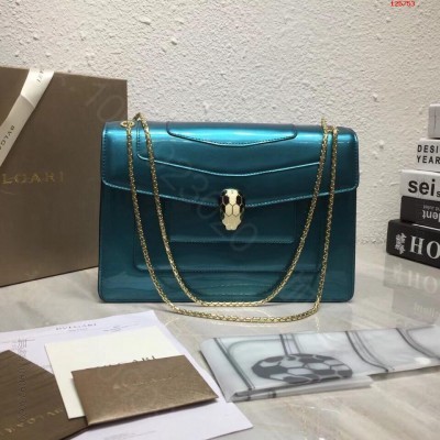 Bvlgari 宝格丽专柜新品双层蛇头包 原版宝格丽女包 A货宝格丽女包