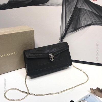 Bvlgari 宝格丽蛇皮系列 原版宝格丽女包 A货宝格丽女包