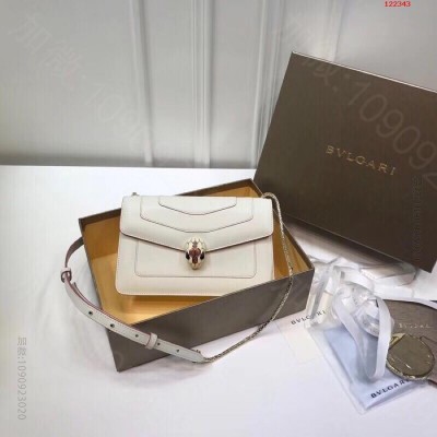 Bvlgari 宝格丽Serpenti珐琅单层蛇头包 高仿宝格丽包包