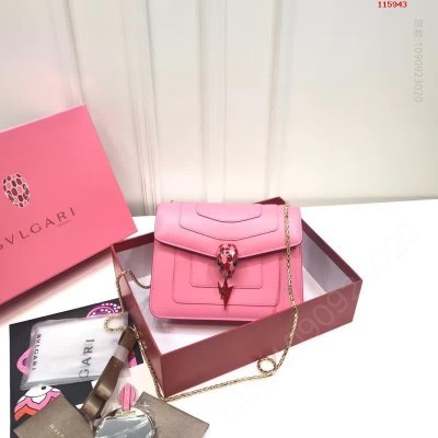 BVLGARI 宝格丽闪电吊坠限量款单层蛇头包 精仿宝格丽女包