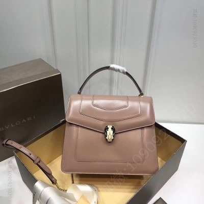 BVlgari 宝格丽专柜新款3层蛇头包大号 高仿宝格丽包包和官网正品包包有什么区别? 精仿宝格丽女包 原版宝格丽女包