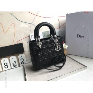 Dio.r羊皮五格大小刚刚好搭配各种 高仿迪奥包包货源批发 精仿迪奥女包 原...