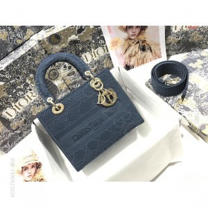 LadyDior五格刺绣藤格纹时髦 高仿迪奥包包货源批发 精仿迪奥女包 原版...