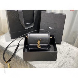 黑色原厂皮 19cm2023IT 高仿圣罗兰女包 精仿圣罗兰女包 原版圣罗兰...