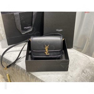 黑色原厂皮 23cm2023IT 高仿圣罗兰女包 精仿圣罗兰女包 原版圣罗兰...