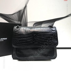 大号Y家全新NIKE升级版鳄鱼纹邮差包 高仿圣罗兰包包批发货源 精仿圣罗兰女包 原版圣罗兰女包 A货圣罗兰女包 原单圣罗兰女包