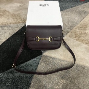 CELINE新品马衔扣CRECY中号牛皮 A货赛琳女包