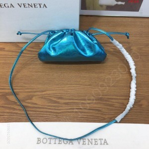 银亮蓝色小号BottegaVeneta 高仿宝缇嘉包包 精仿宝缇嘉女包 原版宝缇嘉女包 A货宝缇嘉女包 原单宝缇嘉女包