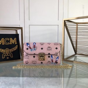 高端MCM多功能Mille翻盖斜挎包 高仿MCM包包 精仿MCM女包 原版MCM女包 A货MCM女包 原单MCM女包
