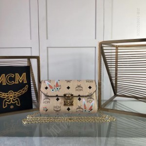 高端MCM多功能Mille翻盖斜挎包 高仿MCM包包 精仿MCM女包 原版MCM女包 A货MCM女包 原单MCM女包