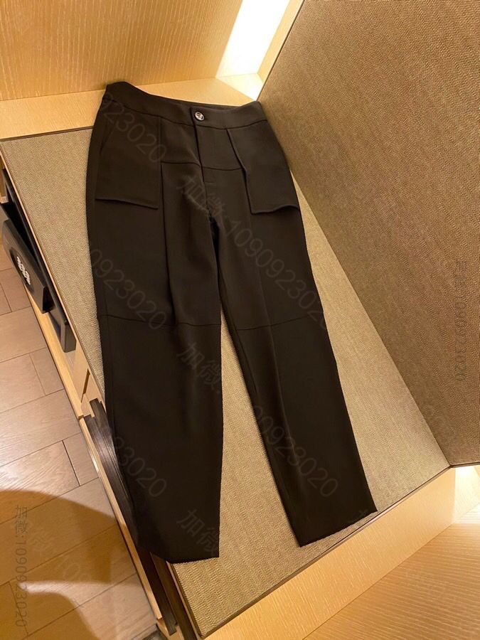 新款裤子醋酸纤维 不易皱 九分裤