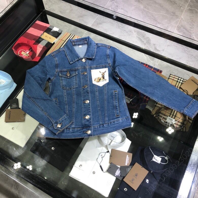 Bur新款蒙太奇小鹿女装牛仔外套