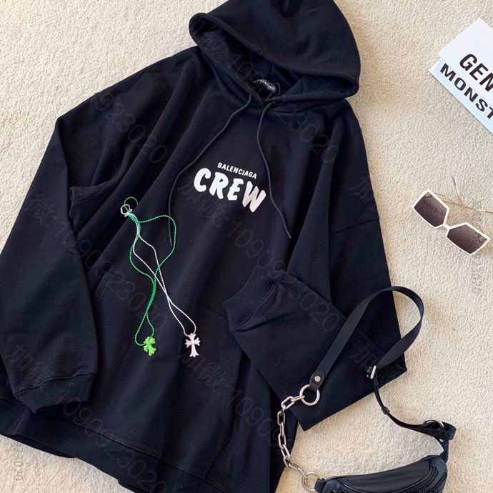 Balenciaga 20AW “CREW”连帽卫衣