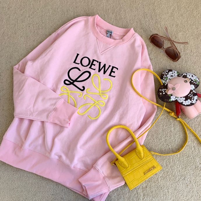 罗意威女装卫衣 Loewe 2023FW 经典刺绣卫衣 原单罗意威卫衣 