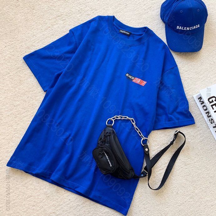 Balenciaga 2023SS新款字母印花T恤