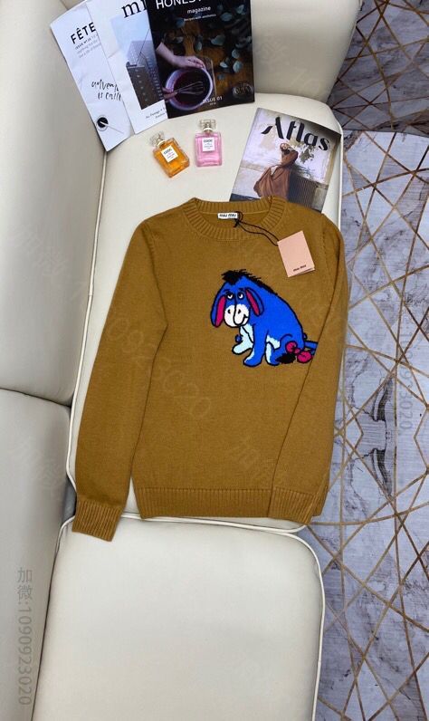 miuiu x Disney 2023秋冬最新合作系列 屹耳小驴 刺绣嵌花羊...