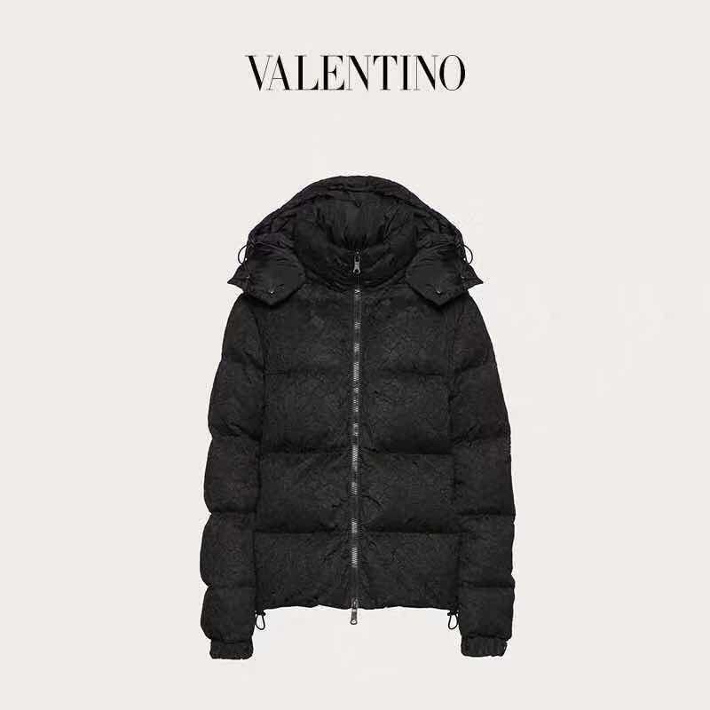 Valentino 华伦天奴 20新款 蕾丝羽绒服
