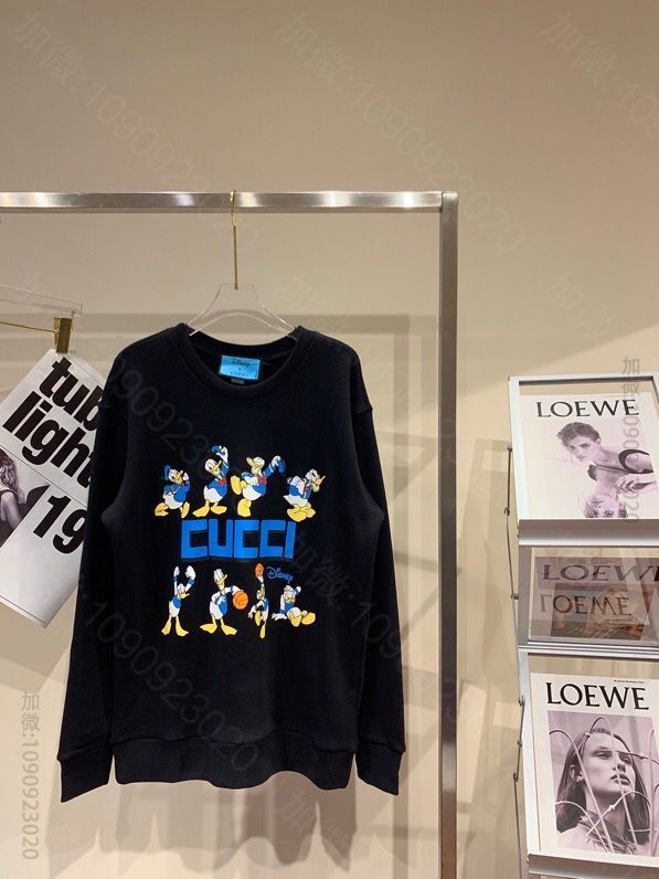 Gucci x Disney迪士尼联名唐老鸭连帽卫衣