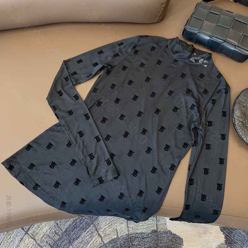 BURBERRY 巴宝莉 2023秋冬专柜同步新款 提花织绒logo网网纱中...