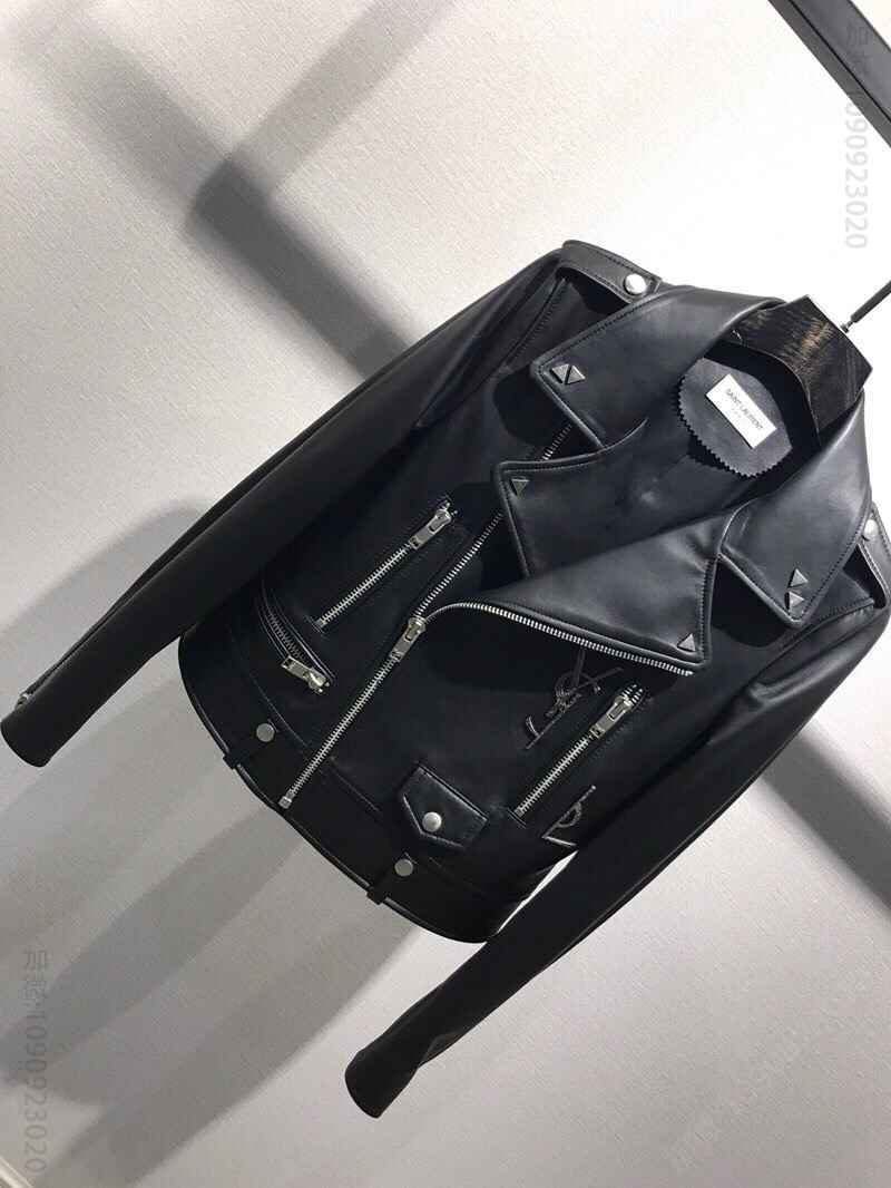 圣罗兰——YSL字母款皮衣