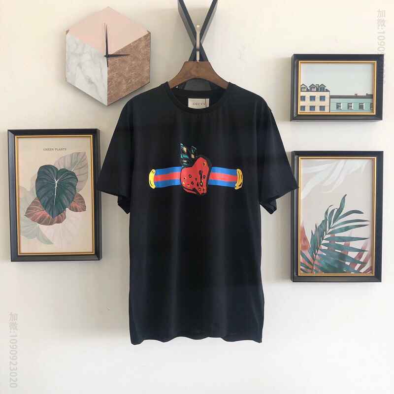 Gucci 2023早春草莓腰带T恤