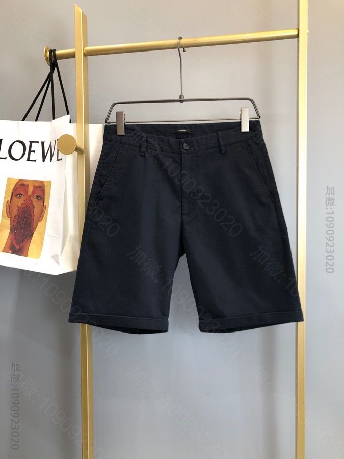 M100043_杰尼亚男装短裤 EZ 杰尼亚 20SS 斜纹棉质纯色短裤 原单杰尼亚短裤