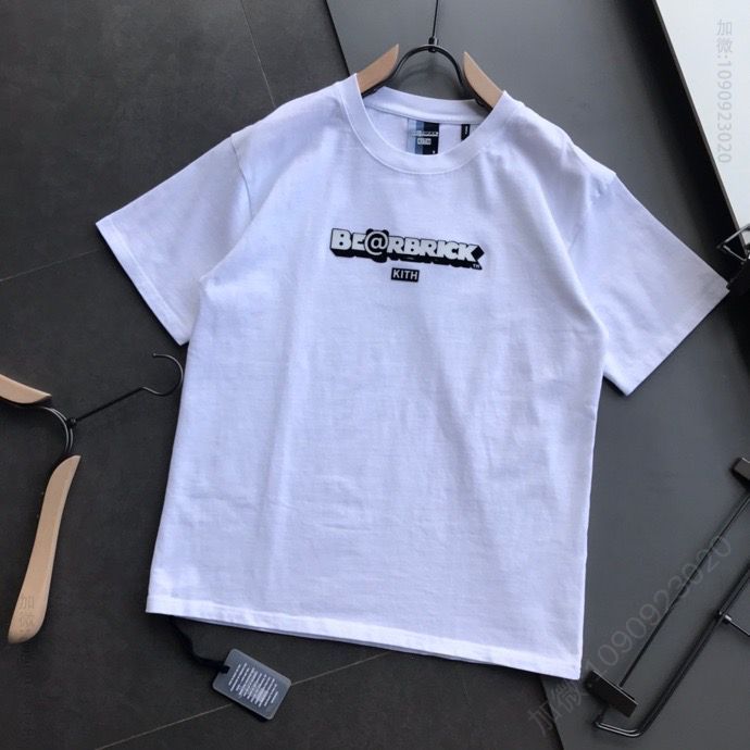 KITH 2023ss三标齐全原版水洗麦夏季最新款 短袖T恤
