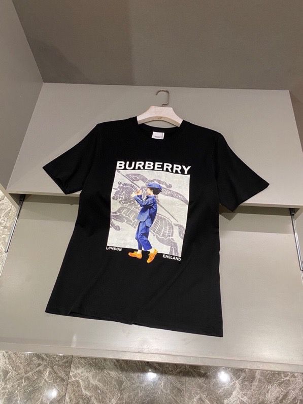 Burerry England 海报童星印花短袖T恤