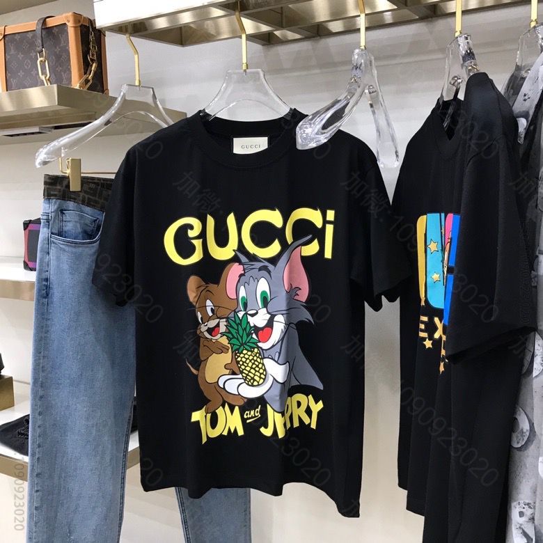 20SS GUCC 鼠年限定合作系列 TOM&JERRY猫和老鼠短袖T
