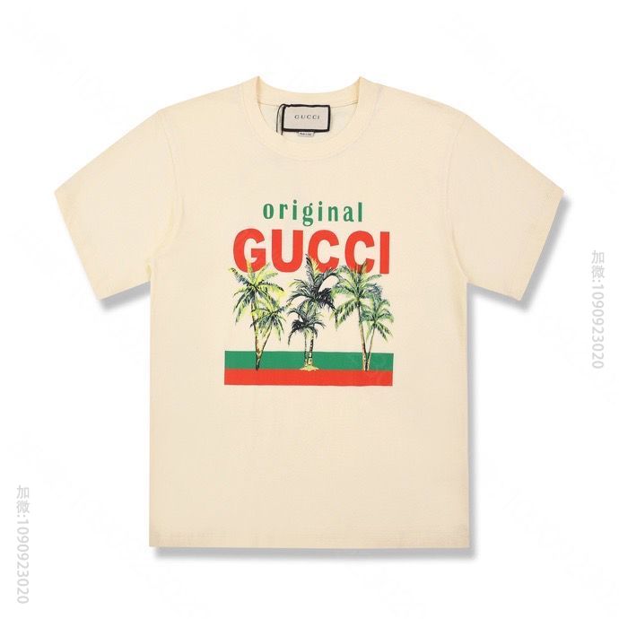 新款上架2023夏季新款 GUCCI热带雨林时尚T恤