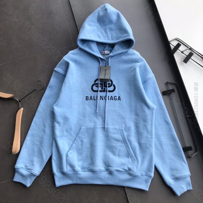 巴黎世家男装卫衣 Balenciaga巴黎世家三标齐全2023AW早秋新品时尚帽款卫衣 原单巴黎世家卫衣 