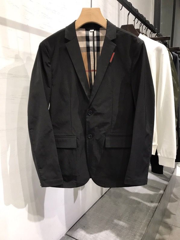 【新品】BUR家男士时装款休闲修身西服外套