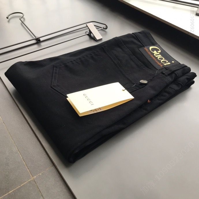Gucci 新款三标齐全早秋最新品休闲牛仔裤