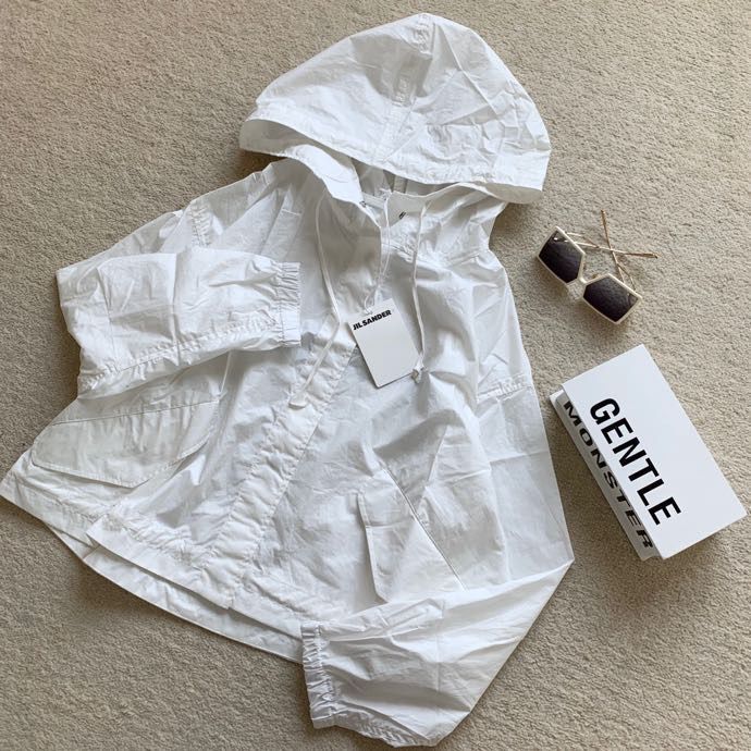 JIL SANDER 20SS极简字母连帽夹克