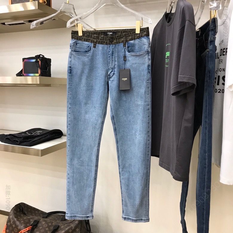 FEND、20SS春夏系列新品净版纯色牛仔裤