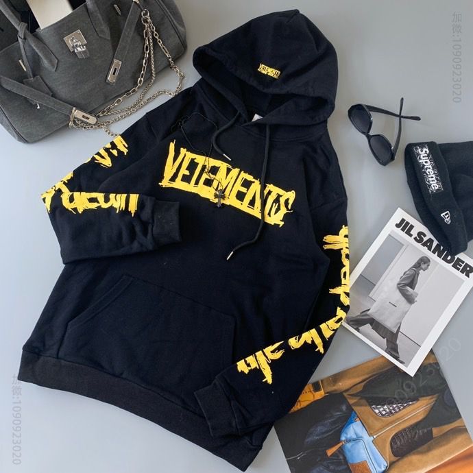 Vetements 2023AW世界巡游坐标连帽卫衣