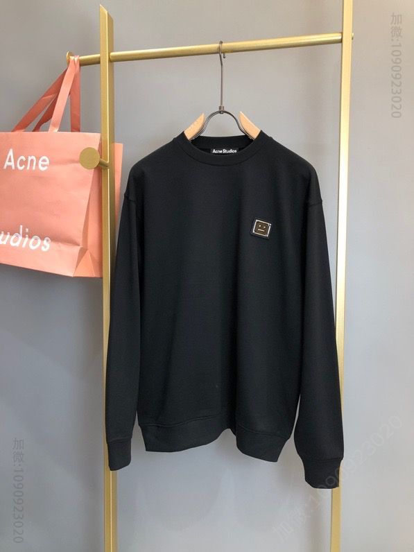 Acne 20秋季贸易订单 柜台橱窗展示款 经典版型剪裁卫衣