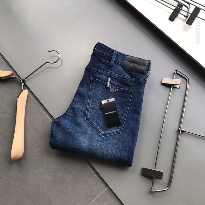 Armani三标齐全秋冬最新品高端牛仔裤