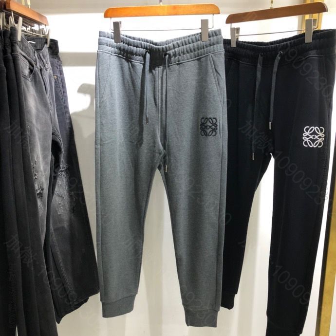 LOEWE罗意威毛圈速脚卫裤