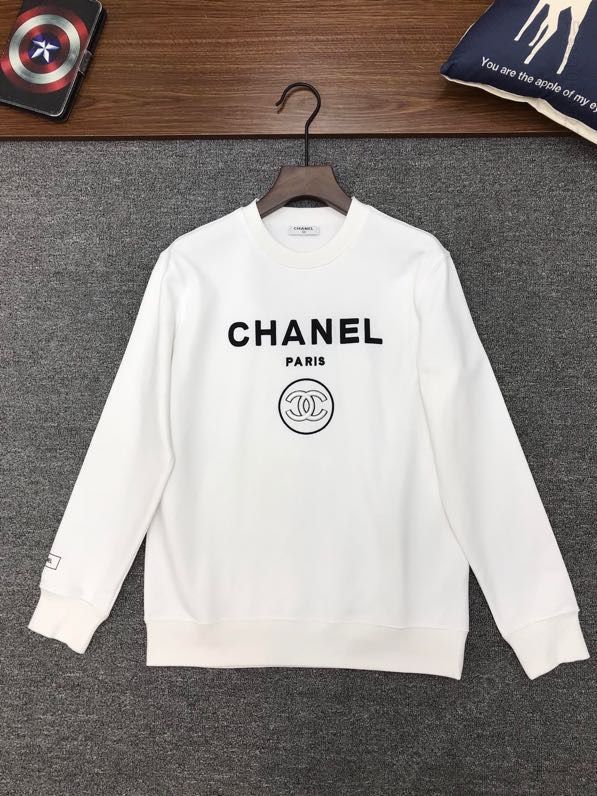 香儿CHANEL 2023新款高端刺绣系列标志字母圆领卫衣