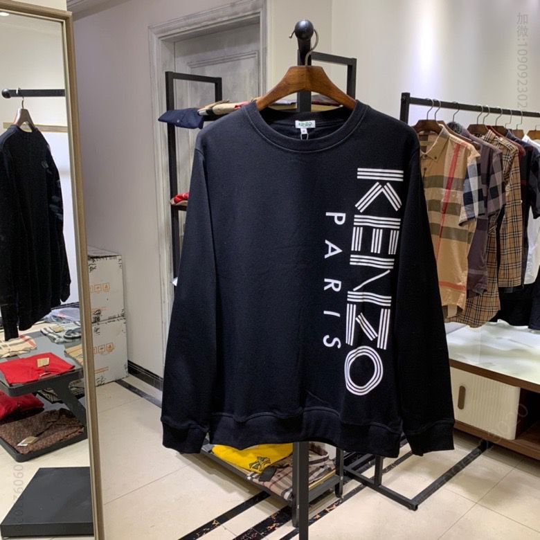 K卫衣男士新款logo字母印花长袖套头衫