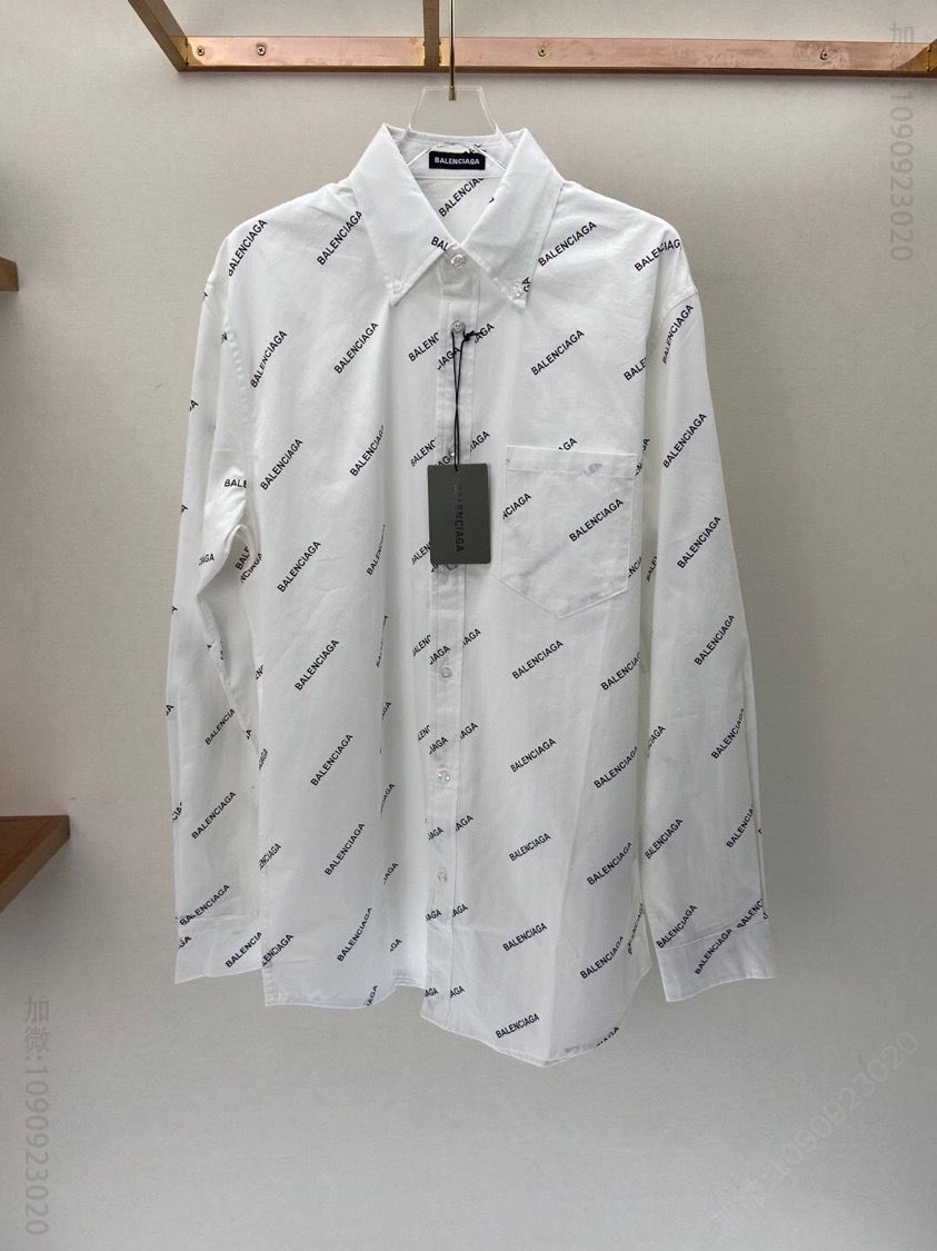 BALEN 巴黎 20SS 满印弹幕衬衫