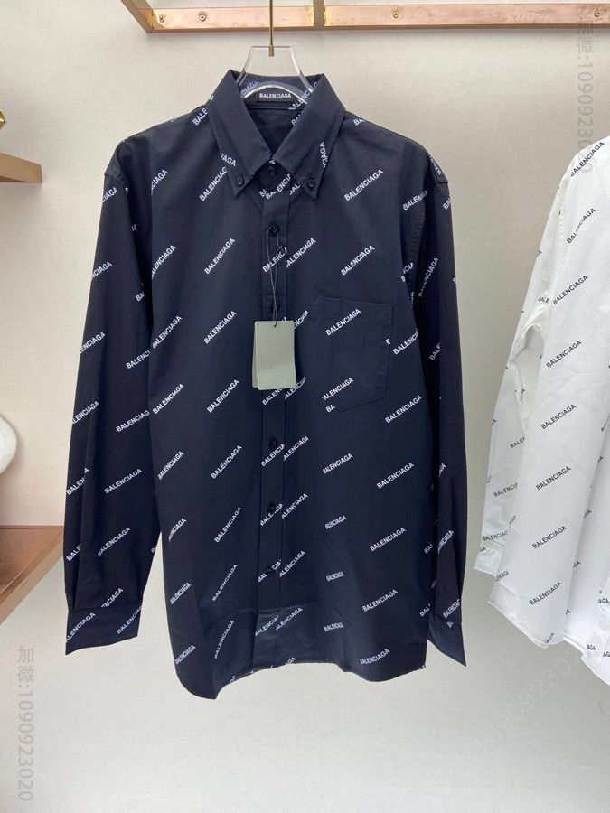 BALEN 巴黎 20SS 满印弹幕衬衫