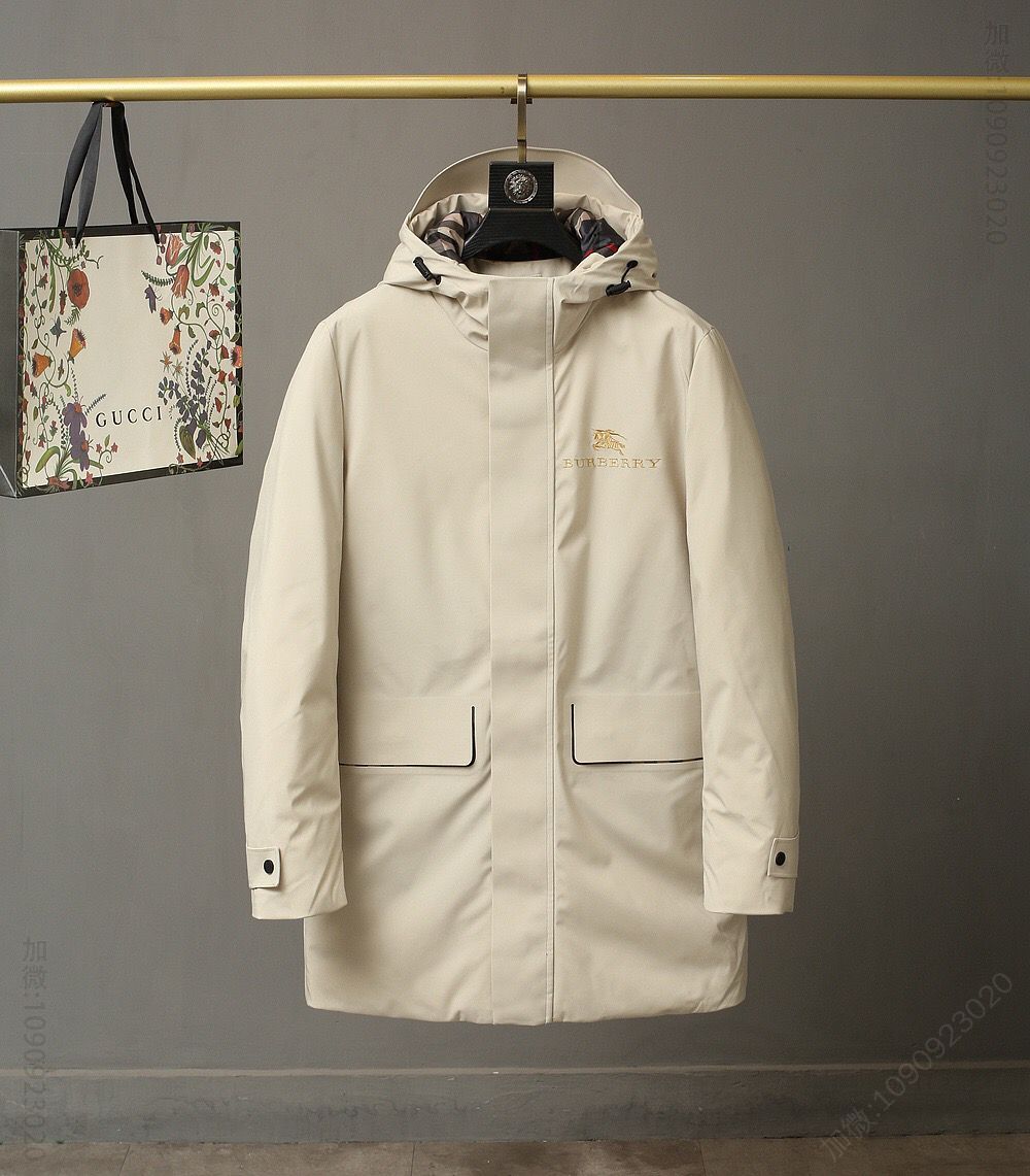 巴宝莉Burberry中长款男士羽绒服