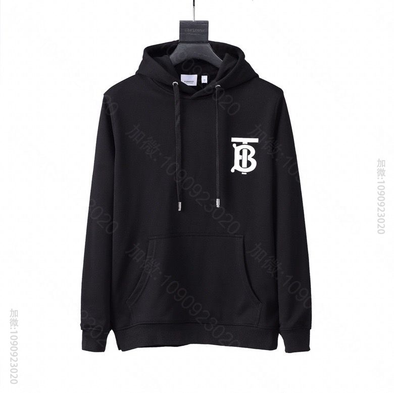 BBR 2023秋冬新款限量标识字母印花棉质连帽卫衣