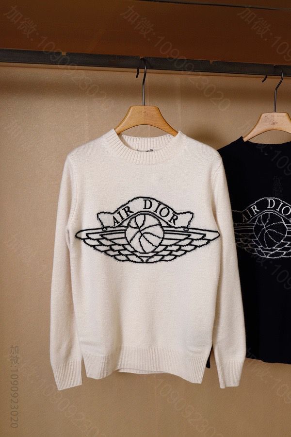 男女同款CD x Air20FW秋冬最新联名限定款休闲长袖针织毛衣
