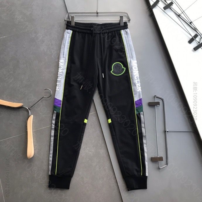 Moschc秋冬新款品牌经典LOGO休闲裤