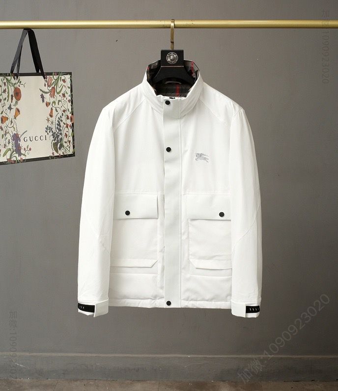 巴宝莉羽绒服男士羽绒服外套