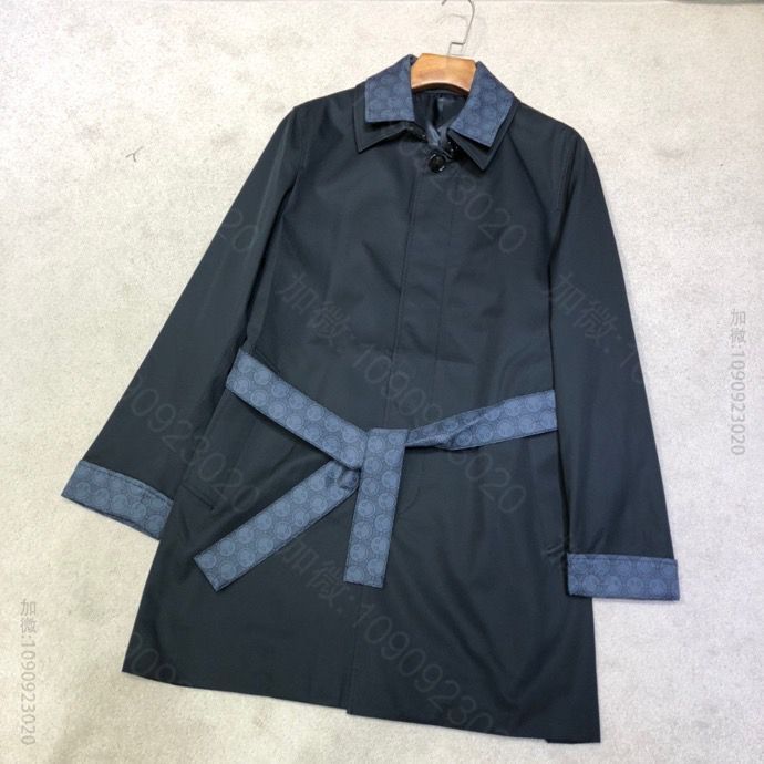 罗意-威 笑脸风衣 双层脱卸领