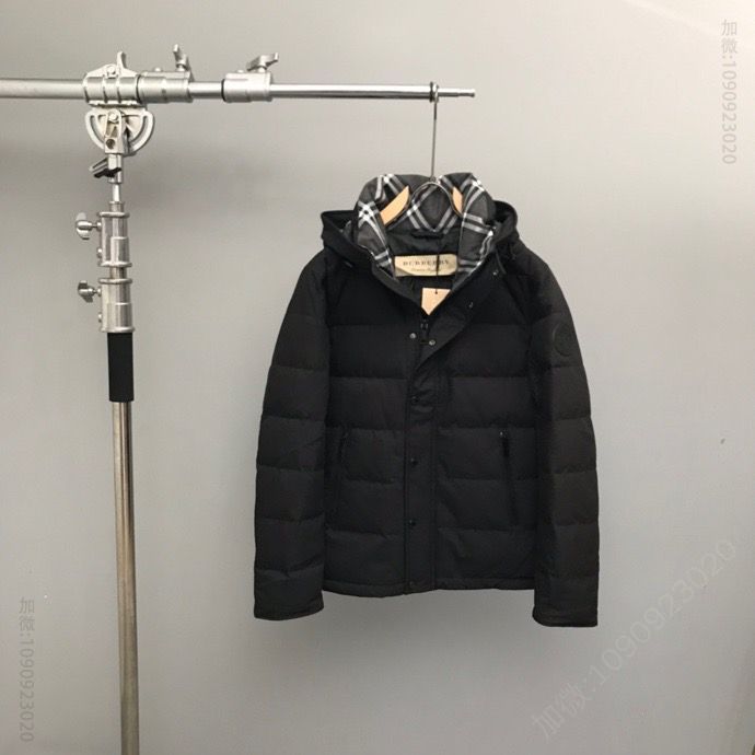 BBR新款三标齐全原版水洗麦秋冬最新款格子条纹羽绒服